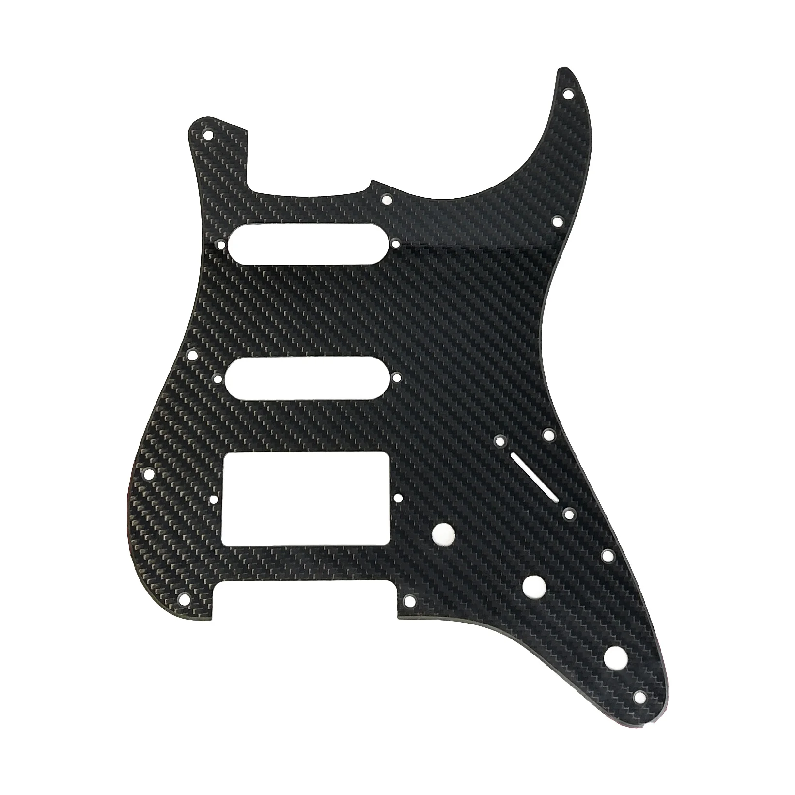 F-Series Carbon Fiber Pickguard (Strat/Jazz - HSS - Sqaure)